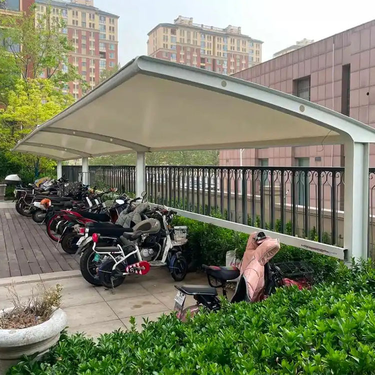 昌吉县膜结构电动车棚